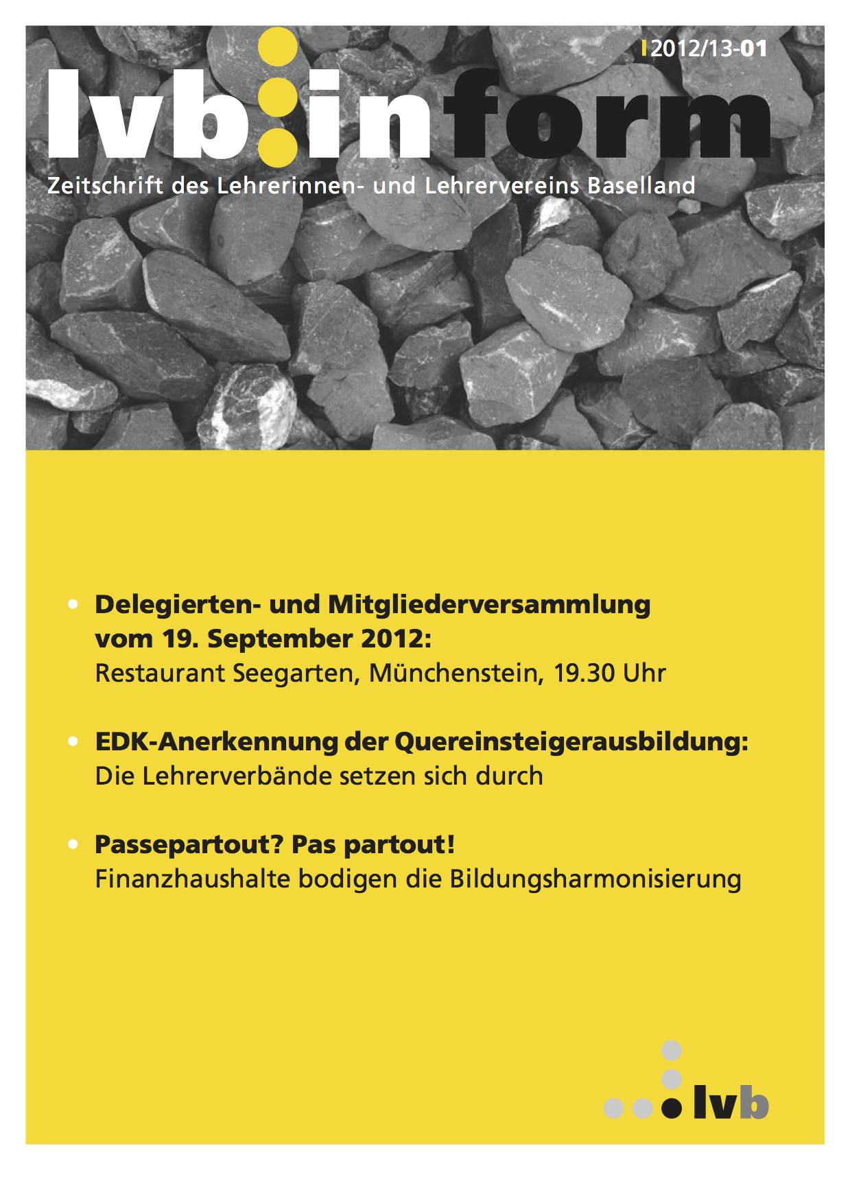 lvb.inform 2012/2013-01 August 2012