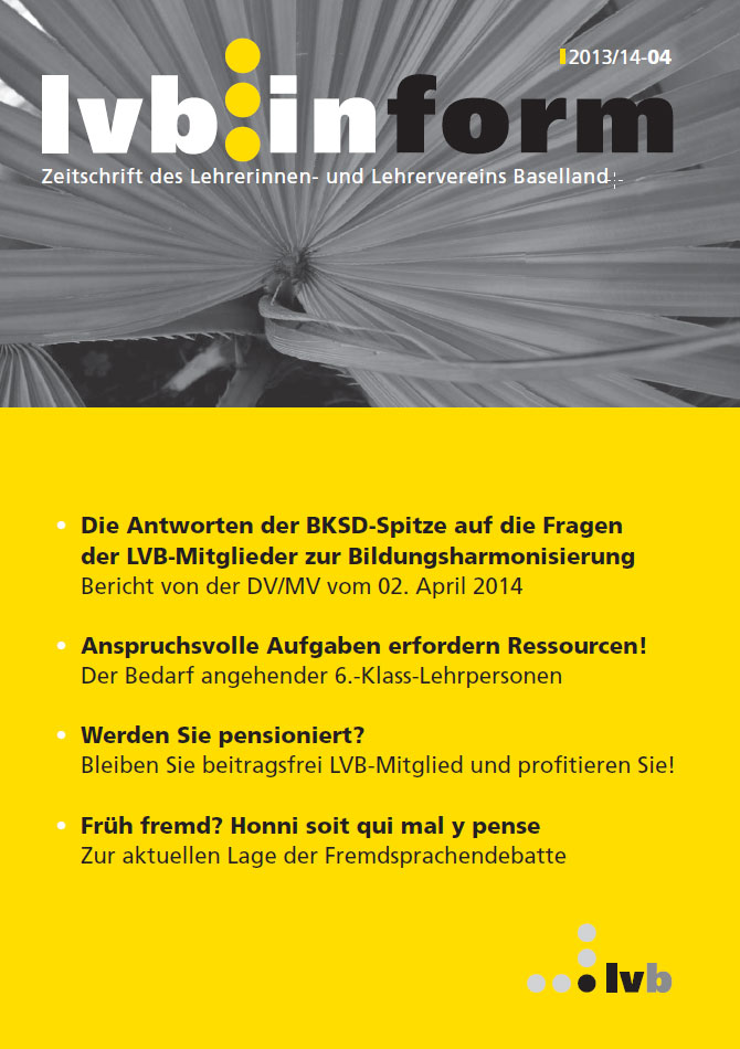 lvb.inform 2013/2014-04 Juni 2014