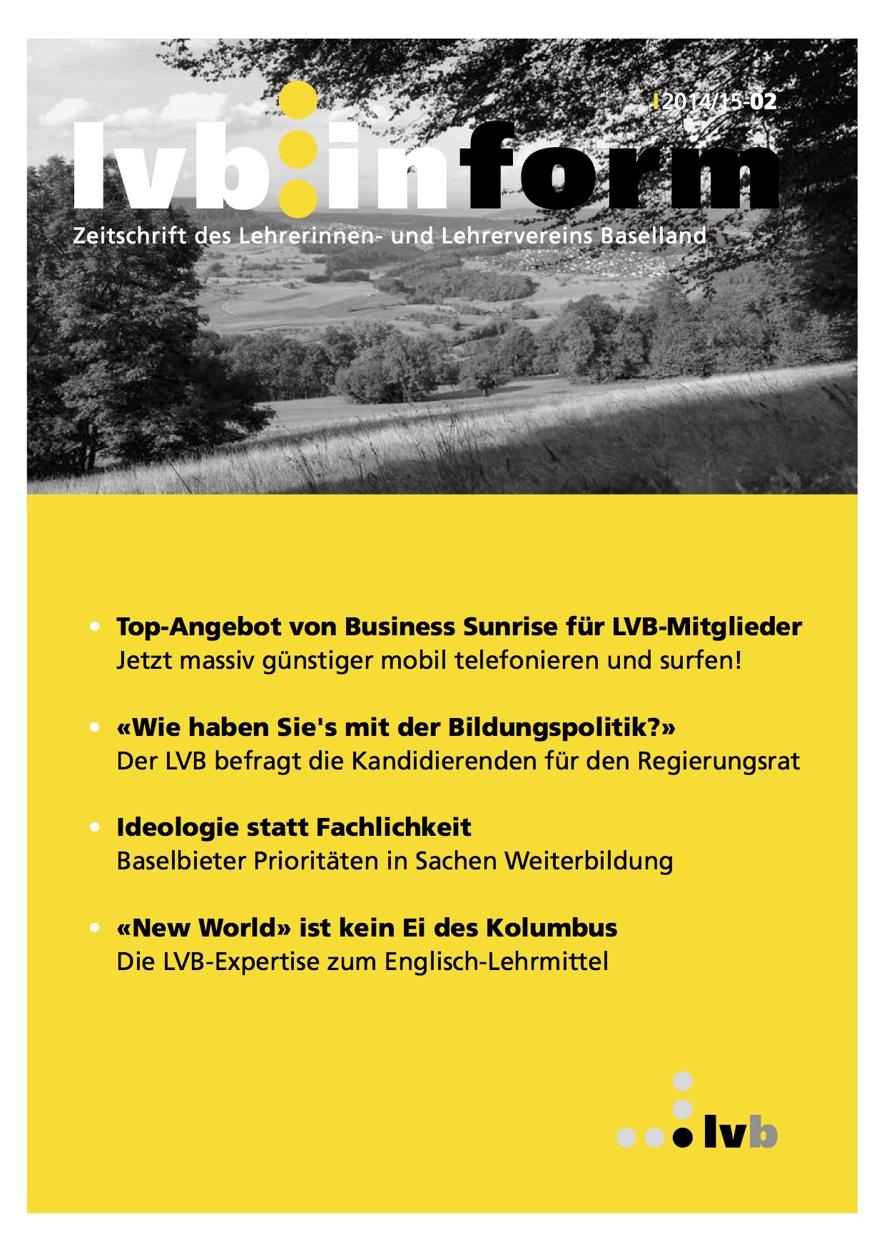 lvb.inform 2014/2015-02 Dezember 2014