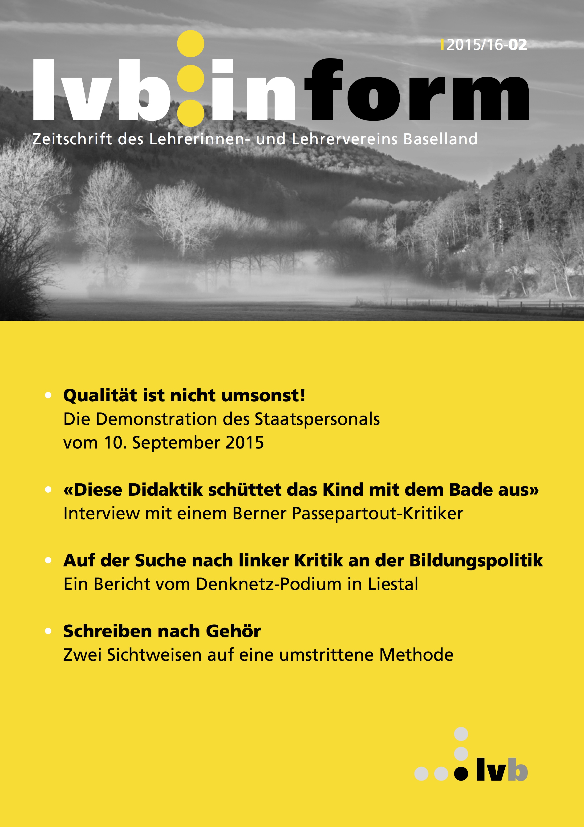 lvb.inform 2015/2016-02 Dezember 2015