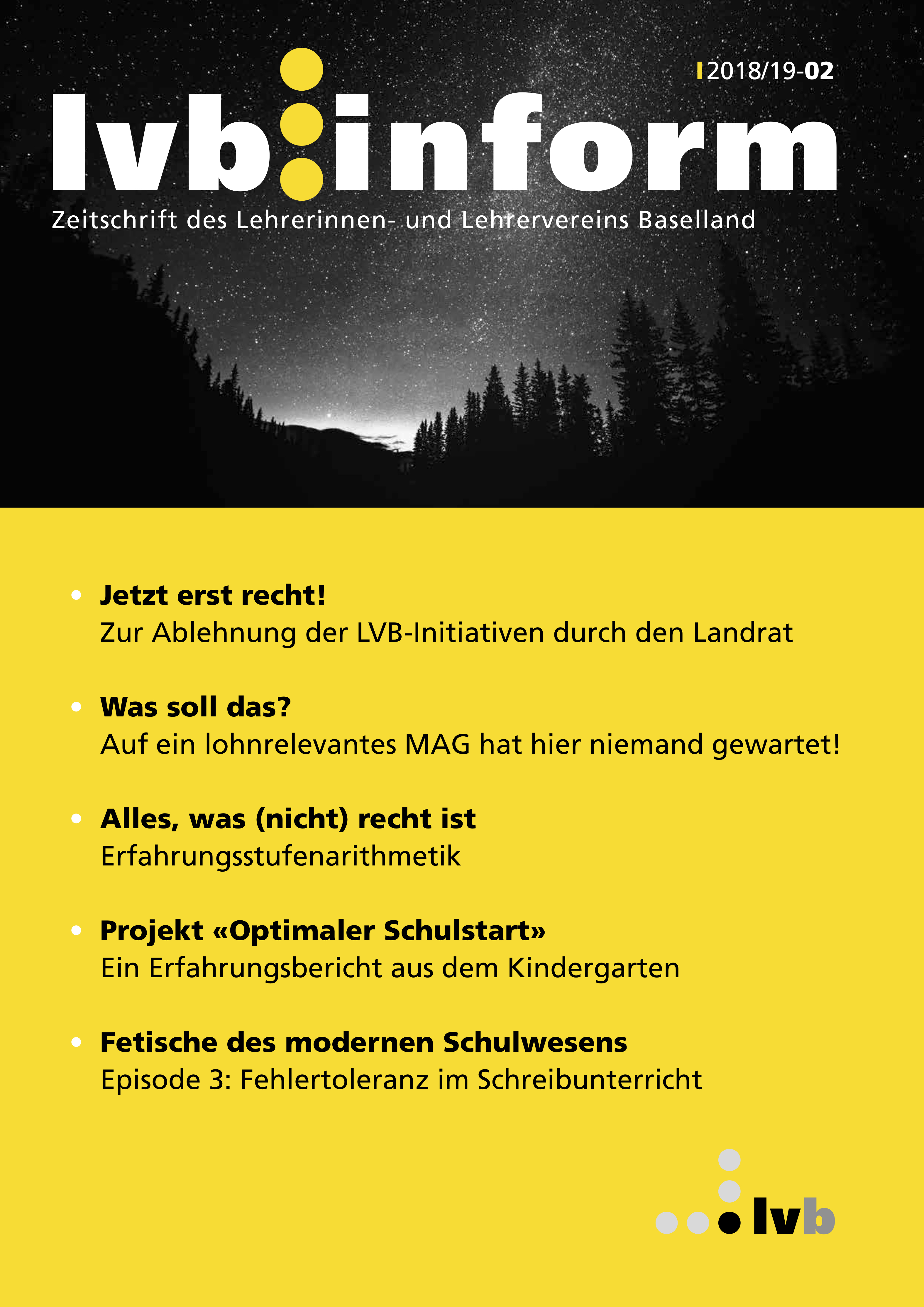 lvb.inform 2018/2019-02 Dezember 2018