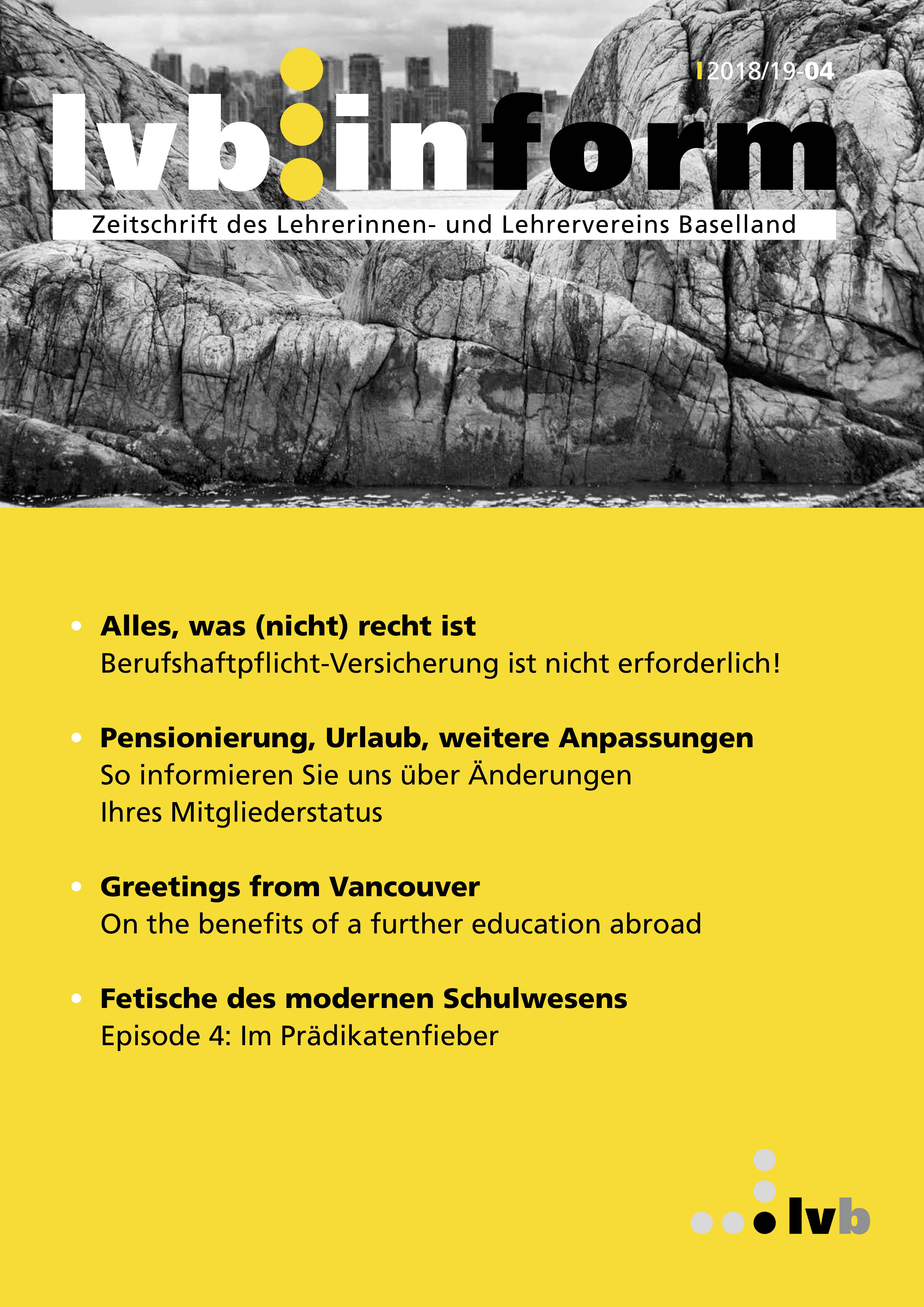lvb.inform 2018/2019-04 Juni 2019
