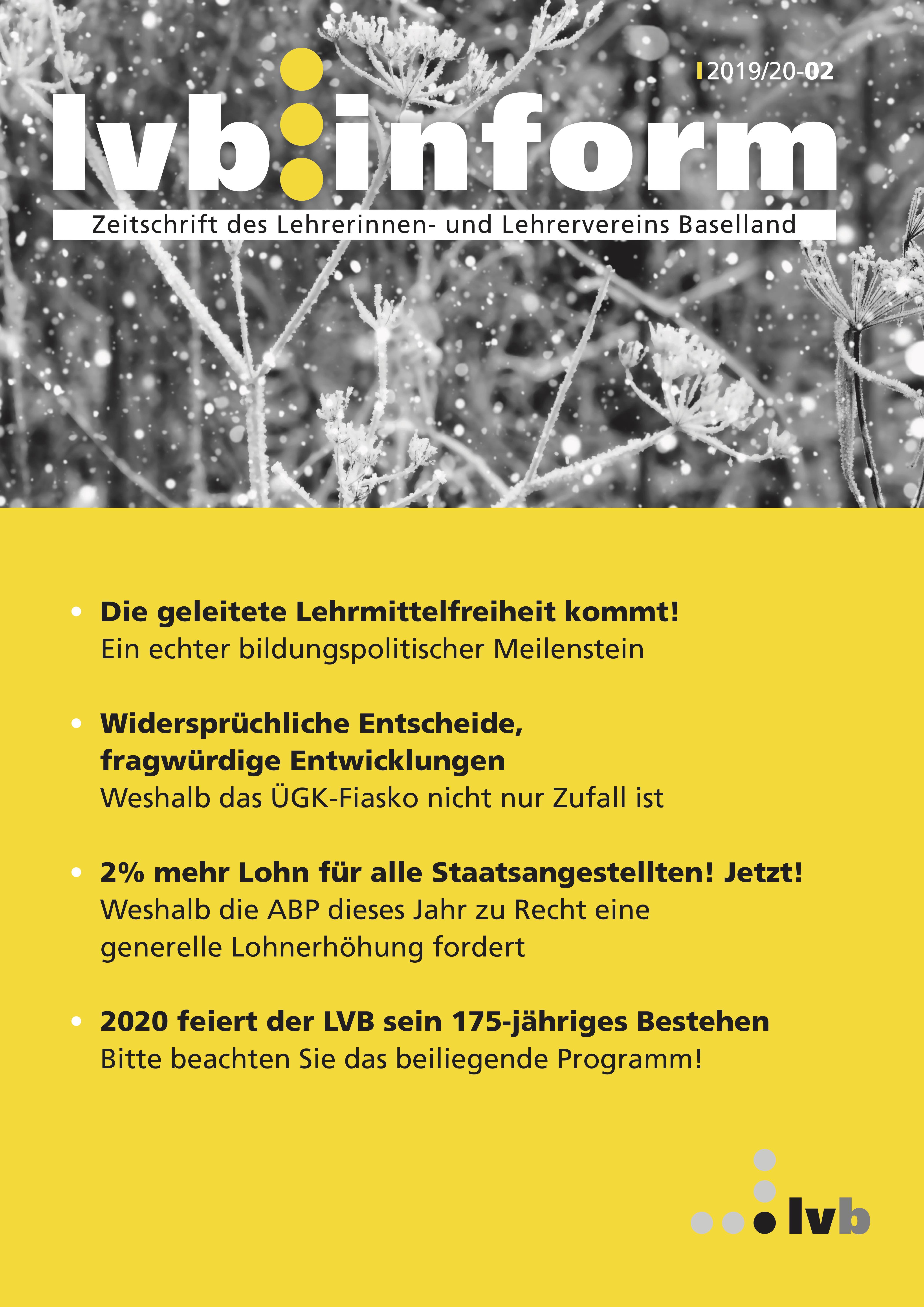 lvb.inform 2019/2020-02 Dezember 2019