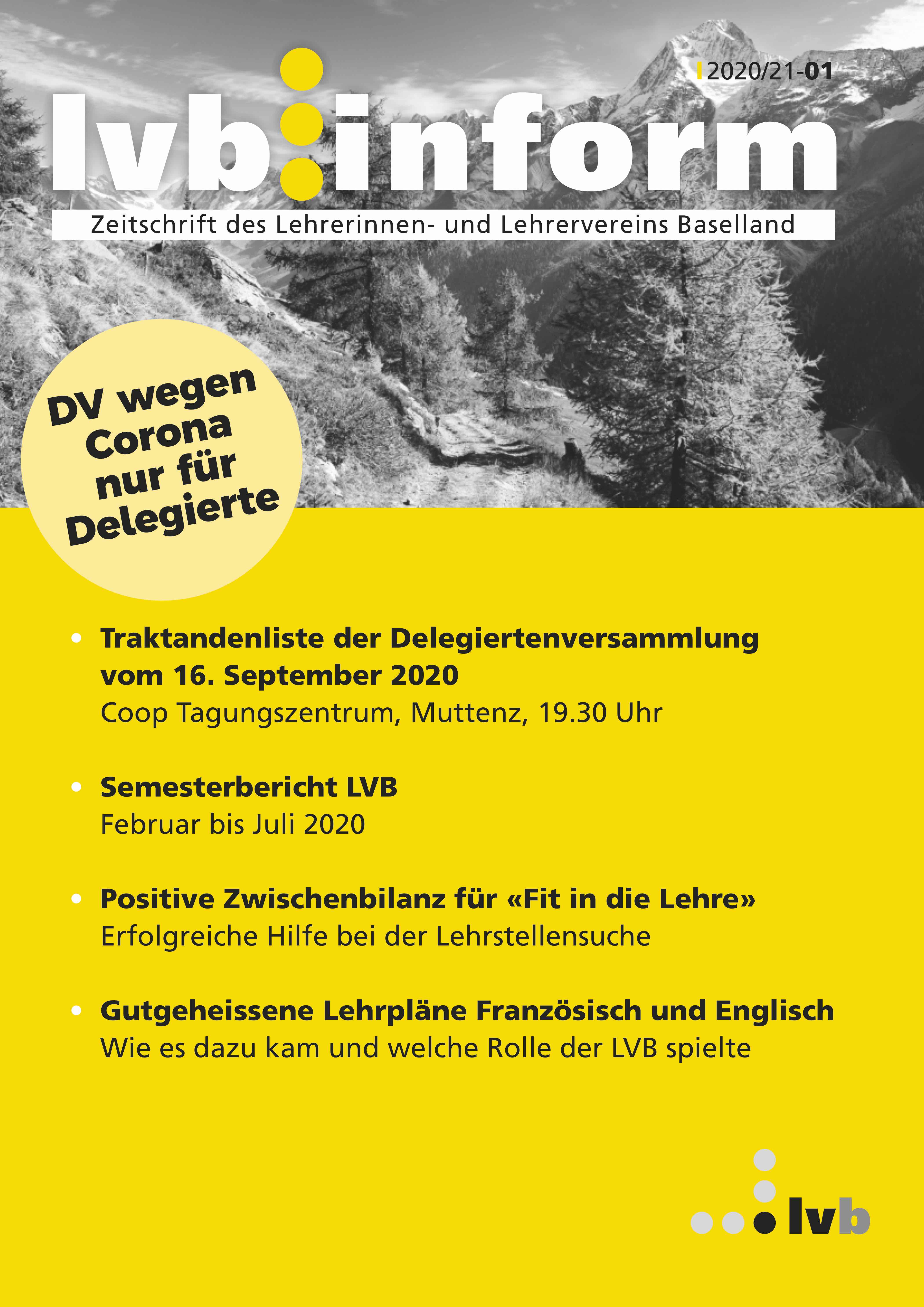 lvb.inform 2020/21-01 August 2020